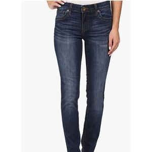 KUT from the Kloth Stevie Staight Leg Jeans Dark Wash  Size 6 with 34" inseam